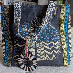 Laurel Burch- Spotted Cat- Hand purse